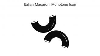 Italian Macaroni Monotone Icon In Powerpoint Pptx Png And Editable Eps Format