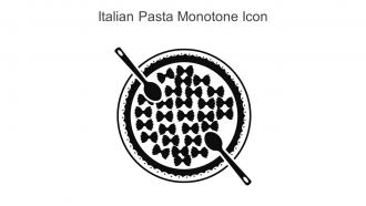 Italian Pasta Monotone Icon In Powerpoint Pptx Png And Editable Eps Format