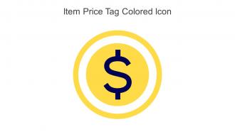 Item Price Tag Colored Icon In Powerpoint Pptx Png And Editable Eps Format