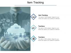 Item tracking ppt powerpoint presentation outline graphics download cpb