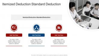 Itemized Deduction Standard Deduction In Powerpoint And Google Slides Cpb