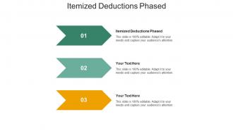 Itemized deductions phased ppt powerpoint presentation show mockup cpb