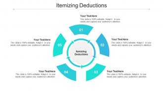 Itemizing deductions ppt powerpoint presentation outline elements cpb