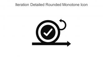 Iteration Detailed Rounded Monotone Icon In Powerpoint Pptx Png And Editable Eps Format