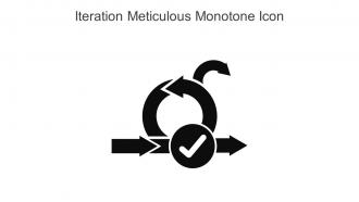 Iteration Meticulous Monotone Icon In Powerpoint Pptx Png And Editable Eps Format