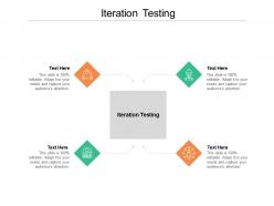 Iteration testing ppt powerpoint presentation slides portrait cpb