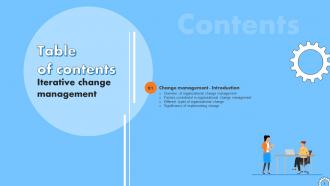 Iterative Change Management Powerpoint Presentation Slides CM CD V Editable Images