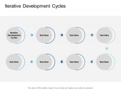 Iterative development cycles ppt powerpoint presentation infographic template cpb