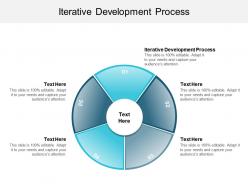 Iterative development process ppt powerpoint presentation visual aids backgrounds cpb