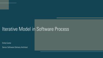 Iterative Model in Software Process PPT Summary VA