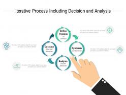 Iterative process including decision and analysis