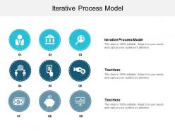Iterative process model ppt powerpoint presentation show icon cpb