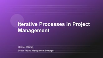 Iterative Processes in Project Management PPT Outline VA