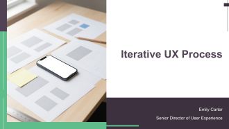Iterative UX Process PPT Information VA