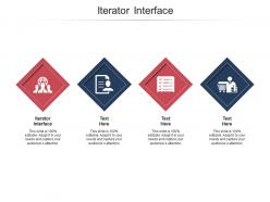 Iterator interface ppt powerpoint presentation layouts maker cpb
