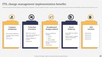 ITIL Change Management Implementation Benefits