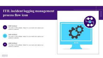 ITIL Incident Logging Management Process Flow Icon