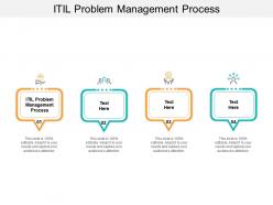 Itil problem management process ppt powerpoint presentation styles graphics example cpb