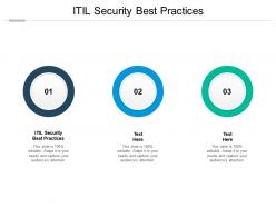 Itil security best practices ppt powerpoint presentation slides infographic template cpb