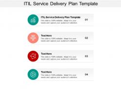 Itil service delivery plan template ppt powerpoint presentation model structure cpb
