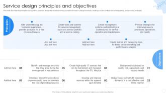 ITIL Service Design Principles And Objectives Ppt Powerpoint Presentation Slides Graphics Example