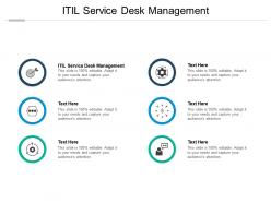 Itil service desk management ppt powerpoint presentation infographics brochure cpb