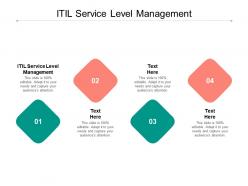 Itil service level management ppt powerpoint presentation summary portrait cpb