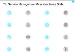 Itil service management overview icons slide ppt professional smartart