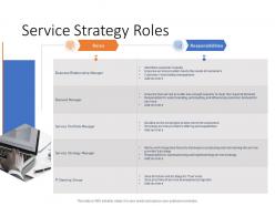 Itil service management overview service strategy roles ppt professional graphics template