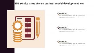 ITIL Service Value Stream Business Model Development Icon