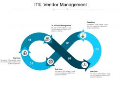 Itil vendor management ppt powerpoint presentation ideas background cpb