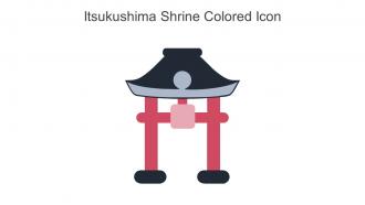 Itsukushima Shrine Colored Icon In Powerpoint Pptx Png And Editable Eps Format