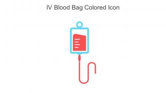 IV Blood Bag Colored Icon In Powerpoint Pptx Png And Editable Eps Format