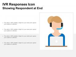 Ivr responses icon showing respondent at end