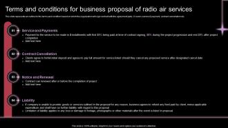 J5 Terms And Conditions For Business Proposal Of Radio Air Services