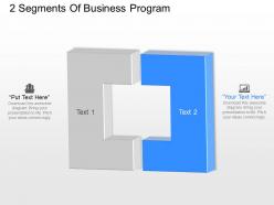 Ja 2 segments of business program powerpoint template