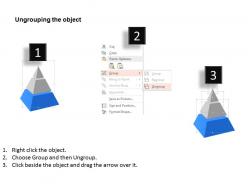 Ja 3 level business pyramid diagram powerpoint template