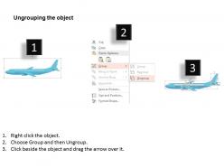 Ja aeroplane clouds travel destination diagram flat powerpoint design