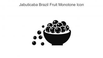 Jabuticaba Brazil Fruit Monotone Icon In Powerpoint Pptx Png And Editable Eps Format