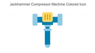 Jackhammer Compressor Machine Colored Icon In Powerpoint Pptx Png And Editable Eps Format