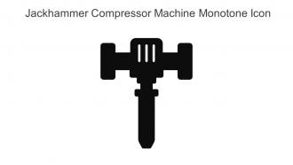 Jackhammer Compressor Machine Monotone Icon In Powerpoint Pptx Png And Editable Eps Format