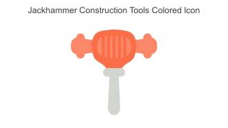 Jackhammer Construction Tools Colored Icon In Powerpoint Pptx Png And Editable Eps Format