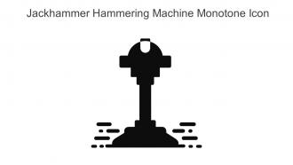 Jackhammer Hammering Machine Monotone Icon In Powerpoint Pptx Png And Editable Eps Format
