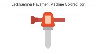 Jackhammer Pavement Machine Colored Icon In Powerpoint Pptx Png And Editable Eps Format