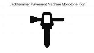 Jackhammer Pavement Machine Monotone Icon In Powerpoint Pptx Png And Editable Eps Format