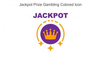Jackpot Prize Gambling Colored Icon In Powerpoint Pptx Png And Editable Eps Format