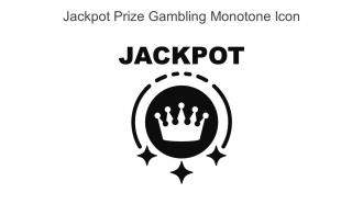Jackpot Prize Gambling Monotone Icon In Powerpoint Pptx Png And Editable Eps Format