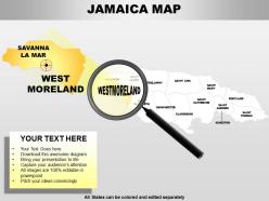 Jamaica powerpoint maps