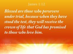 James 1 12 god has promised to those powerpoint church sermon