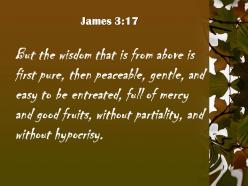 James 3 17 full of mercy and good fruit powerpoint church sermon